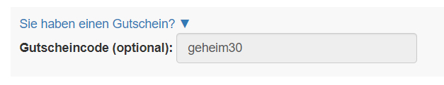 Gutscheincode