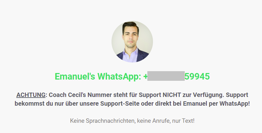 Bild Support WhatsApp